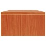 Soporte de monitor madera maciza pino marrón cera 50x24x13 cm de , Muebles TV - Ref: Foro24-847162, Precio: 23,69 €, Descuent...