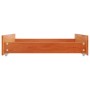 Bed drawers 2 units solid pine wood brown wax by , Beds and accessories - Ref: Foro24-847169, Price: 85,85 €, Discount: %