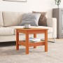 Solid pine wood brown wax coffee table 45x45x40 cm by , Coffee table - Ref: Foro24-847174, Price: 50,99 €, Discount: %