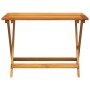 Folding solid acacia wood garden table 90x52.5x65 cm by , Garden tables - Ref: Foro24-364894, Price: 73,98 €, Discount: %