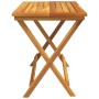 Folding solid acacia wood garden table 90x52.5x65 cm by , Garden tables - Ref: Foro24-364894, Price: 73,98 €, Discount: %