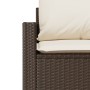 Set of 6 garden sofas and brown synthetic rattan cushions. by , Garden sets - Ref: Foro24-3213550, Price: 499,78 €, Discount: %