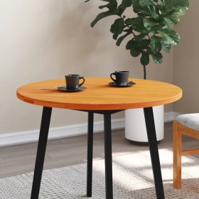 Solid pine wood round table top in brown Ø80x2.5 cm by , Table tops - Ref: Foro24-847129, Price: 67,31 €, Discount: %