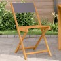 Bistro chairs 2 units solid acacia wood and anthracite fabric by , Garden chairs - Ref: Foro24-367682, Price: 88,15 €, Discou...