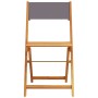 Bistro chairs 2 units solid acacia wood and anthracite fabric by , Garden chairs - Ref: Foro24-367682, Price: 88,15 €, Discou...