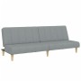 Sofá cama de 2 plazas con taburete tela gris claro de , Sofás - Ref: Foro24-3258085, Precio: 295,36 €, Descuento: %