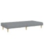 Sofá cama de 2 plazas con taburete tela gris claro de , Sofás - Ref: Foro24-3258085, Precio: 294,93 €, Descuento: %