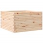 Jardinera madera maciza de pino 80x80x45,5 cm de , Maceteros y jardineras - Ref: Foro24-847258, Precio: 117,99 €, Descuento: %