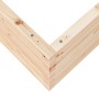 Jardinera madera maciza de pino 80x80x45,5 cm de , Maceteros y jardineras - Ref: Foro24-847258, Precio: 117,99 €, Descuento: %