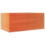 Jardinera madera maciza de pino marrón cera 110x60x45,5 cm de , Maceteros y jardineras - Ref: Foro24-847285, Precio: 148,96 €...