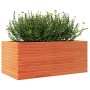 Jardinera madera maciza de pino marrón cera 110x60x45,5 cm de , Maceteros y jardineras - Ref: Foro24-847285, Precio: 148,96 €...