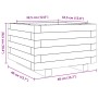 Solid Douglas wood planter 40x40x26.5 cm by , Pots and planters - Ref: Foro24-847291, Price: 45,34 €, Discount: %