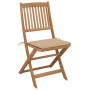 Folding garden chairs 6 units and solid acacia wood cushions by , Garden chairs - Ref: Foro24-3074997, Price: 320,61 €, Disco...