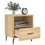 Mesita noche 2 uds madera ingeniería roble Sonoma 40x35x47,5 cm de , Mesitas de noche - Ref: Foro24-827475, Precio: 56,71 €, ...