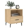 Mesita noche 2 uds madera ingeniería roble Sonoma 40x35x47,5 cm de , Mesitas de noche - Ref: Foro24-827475, Precio: 56,71 €, ...