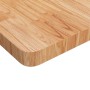 Square oak wood table top, light brown, 90x90x4 cm by , Table tops - Ref: Foro24-343063, Price: 197,99 €, Discount: %