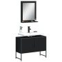 Juego de muebles de baño 2 pzas madera de ingeniería negro de , Muebles de baño - Ref: Foro24-3214339, Precio: 107,38 €, Desc...