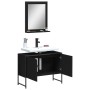 Juego de muebles de baño 2 pzas madera de ingeniería negro de , Muebles de baño - Ref: Foro24-3214339, Precio: 103,79 €, Desc...