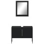 Juego de muebles de baño 2 pzas madera de ingeniería negro de , Muebles de baño - Ref: Foro24-3214339, Precio: 103,79 €, Desc...