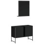 Juego de muebles de baño 2 pzas madera de ingeniería negro de , Muebles de baño - Ref: Foro24-3214339, Precio: 103,79 €, Desc...