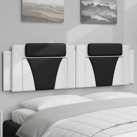 Cabecero de cama acolchado cuero sintético blanco negro 180 cm de , Cabeceros y pies de cama - Ref: Foro24-374810, Precio: 57...