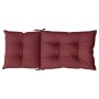 Cushions for high back chair, 4 units, red wine melange fabric. by , Cushions for chairs and sofas - Ref: Foro24-4002374, Pri...