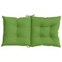 Low back chair cushions 4 units green melange fabric 100x50x7 cm by , Cushions for chairs and sofas - Ref: Foro24-4002395, Pr...