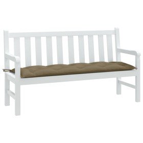 Kissen für Gartenbank, Stoff in Grau-Taupe-Melange, 150x50x7 cm. von , Kissen für Stühle und Sofas - Ref: Foro24-4002561, Pre...