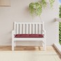 Cushion for garden bench, red wine melange fabric, 100x50x7 cm. by , Cushions for chairs and sofas - Ref: Foro24-4002540, Pri...