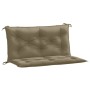 Garden bench cushions 2 units in gray taupe melange fabric 100x50x7 cm by , Cushions for chairs and sofas - Ref: Foro24-40025...