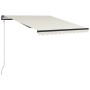 Cream automatic retractable awning 300x250 cm by vidaXL, Awnings - Ref: Foro24-3055257, Price: 363,99 €, Discount: %