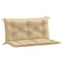 Cushions for garden bench 2 units beige melange fabric 100x50x7 cm by , Cushions for chairs and sofas - Ref: Foro24-4002589, ...