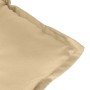 Cushions for garden bench 2 units beige melange fabric 100x50x7 cm by , Cushions for chairs and sofas - Ref: Foro24-4002589, ...