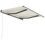 Cream automatic retractable awning 300x250 cm by vidaXL, Awnings - Ref: Foro24-3055257, Price: 363,99 €, Discount: %