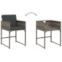 Set comedor jardín 7 pzas y cojines ratán sintético gris de , Conjuntos de jardín - Ref: Foro24-3278041, Precio: 577,13 €, De...