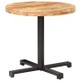 Mesa de bistró redonda madera de mango rugosa Ø80x75 cm de vidaXL, Mesas de cocina y de comedor - Ref: Foro24-320269, Precio:...