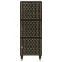 Solid mango wood tall sideboard 40x33x110 cm by , CD and DVD storage - Ref: Foro24-358349, Price: 119,99 €, Discount: %