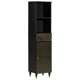 Solid mango wood bathroom cabinet 38x33x160 cm by , Bathroom furniture - Ref: Foro24-358342, Price: 136,99 €, Discount: %