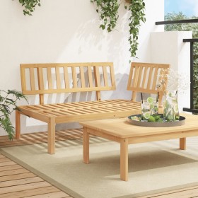 Corner pallet sofa for garden made of solid acacia wood by , Outdoor sofas - Ref: Foro24-365849, Price: 142,99 €, Discount: %