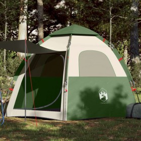 Family tent for 4 people, quick opening, green by , tents - Ref: Foro24-4005332, Price: 105,88 €, Discount: %