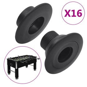 Topes para la mesa de futbolín barra 15,9/16 mm 16 piezas de vidaXL, Piezas y accesorios para mesas de futbolín - Ref: Foro24...