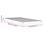 Estructura de cama madera maciza de pino marrón cera 75x190 cm de , Camas y somieres - Ref: Foro24-847158, Precio: 55,13 €, D...