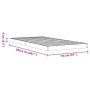 Estructura de cama madera maciza de pino marrón cera 90x200 cm de , Camas y somieres - Ref: Foro24-847153, Precio: 55,43 €, D...