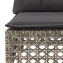 Gartensofa-Set und Kissen, 8-teilig, aus grauem Kunst-Rattan. von , Gartensets - Ref: Foro24-3261765, Preis: 671,99 €, Rabatt: %