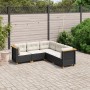 5-piece garden furniture set with black synthetic rattan cushions by , Garden sets - Ref: Foro24-3261821, Price: 409,11 €, Di...