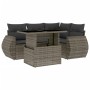 Garden sofa set with 5-piece synthetic rattan gray cushions by , Garden sets - Ref: Foro24-3268510, Price: 431,10 €, Discount: %