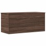 Caja de almacenaje madera ingeniería roble marrón 100x42x46 cm de , Baúles de almacenamiento - Ref: Foro24-840666, Precio: 94...