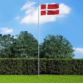 Dänemark-Flagge 90x150 cm von vidaXL, Fahnen und Windsäcke - Ref: Foro24-146042, Preis: 9,55 €, Rabatt: %