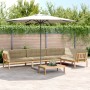 Set of garden pallet sofas and cushions 5 pieces acacia wood by , Outdoor sofas - Ref: Foro24-3209411, Price: 901,83 €, Disco...