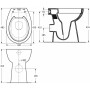 Spülrandloses WC mit Absenkautomatik, 7 cm hoch, Keramik schwarz von vidaXL, Badezimmer - Ref: Foro24-145780, Preis: 196,25 €...